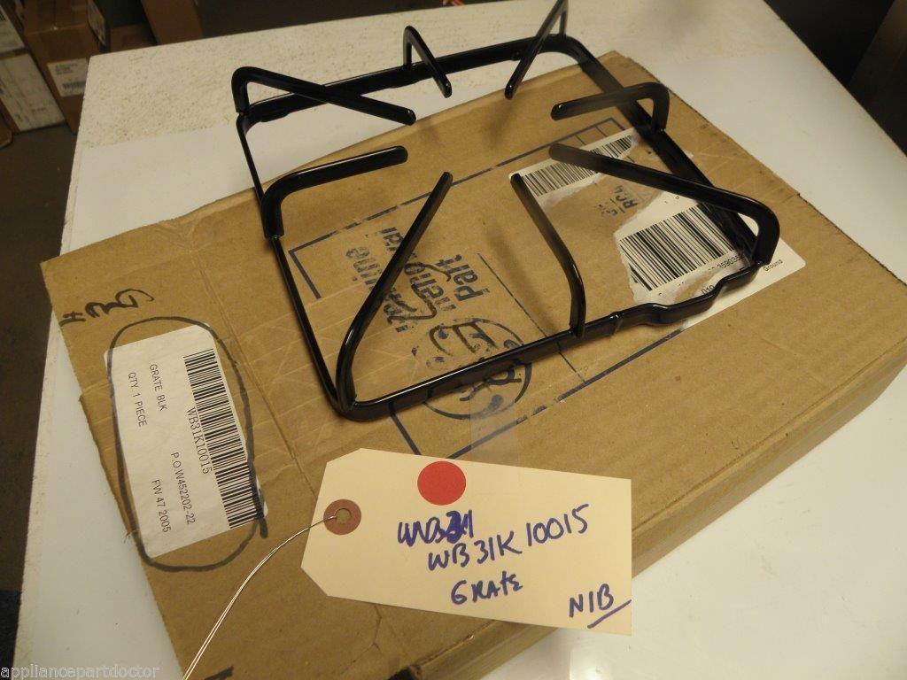 GE STOVE wb31k10015 GRATE (BLK) NEW IN BOX GE STOVE wb31k10015 GRATE (BLK) NEW IN BOX